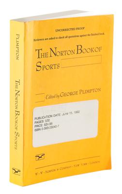 Lot #490 George Plimpton Signed Book - Image 3