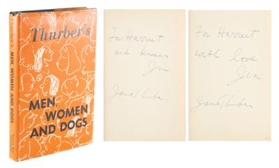 Lot #444 James Thurber Twice-Signed Book - Image 1