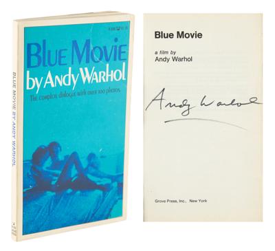 Lot #379 Andy Warhol Signed Book - Image 1