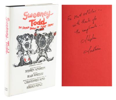 Lot #685 Stephen Sondheim Signed Book