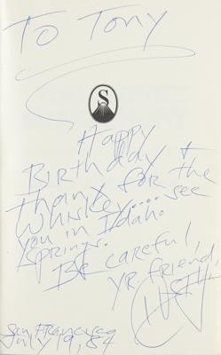 Lot #443 Hunter S. Thompson Signed Book - Image 2