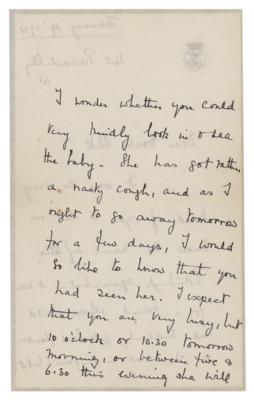 Lot #116 Elizabeth, Queen Mother Autograph Letter Signed - Image 2