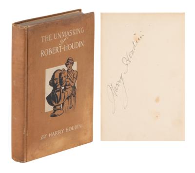 Lot #744 Harry Houdini Signed Book - Image 1