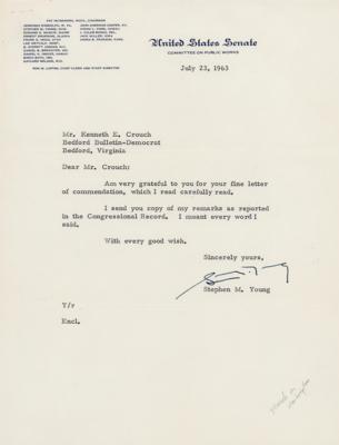 Lot #210 March on Washington: Stephen M. Young Typed Letter Signed - Image 1