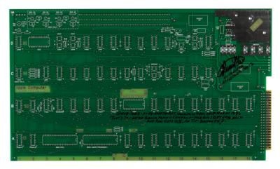 Lot #141 Apple: Ronald Wayne Signed Apple-1 Circuit Board Replica - Image 1