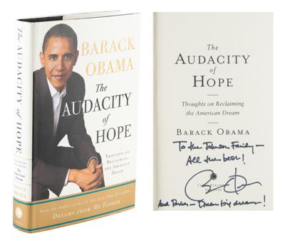 Lot #92 Barack Obama Signed Book - Image 1