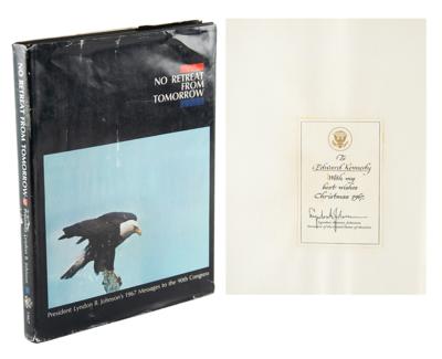 Lot #79 Lyndon B. Johnson Book Signed for Ted Kennedy - Image 1