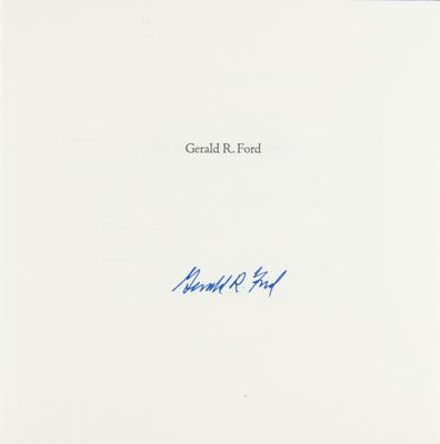 Lot #64 Gerald Ford Signed Book - Image 2