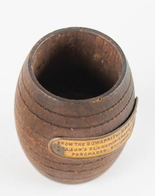 Lot #285 Horatio Nelson: HMS Victory Wooden Artifact: A piece of the bowsprit from Lord Nelson's flagship, HMS Victory - Image 3