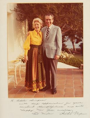 Lot #91 Richard and Pat Nixon Signed Photograph - Image 1