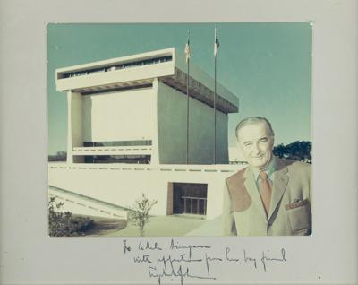 Lot #80 Lyndon B. Johnson Signed Photograph - Image 1