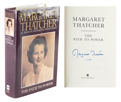 Lot #244 Margaret Thatcher Signed Book - Image 1
