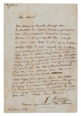 Lot #601 Francois-Adrien Boieldieu Letter Signed - Image 1