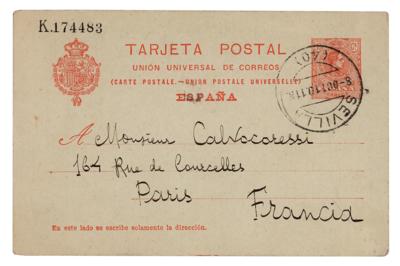 Lot #665 Joaquin Turina Autograph Letter Signed - Image 2