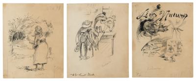 Lot #378 Gustave Verbeek (5) Original Sketches - Image 1