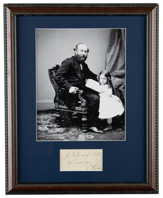 Lot #68 James A. Garfield Signature - Image 1