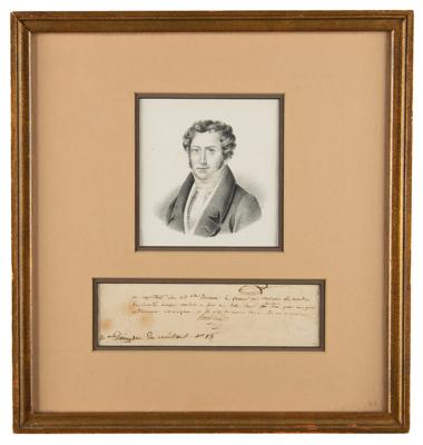 Lot #602 François-Adrien Boieldieu Autograph Letter Signed - Image 1