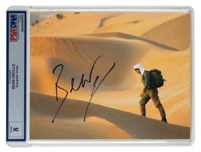 Lot #178 Bear Grylls Signed Photograph - PSA/DNA NM-MT 8 - Image 1