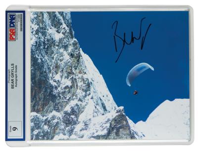 Lot #179 Bear Grylls Signed Photograph - PSA MINT 9 - Image 1