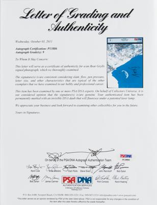 Lot #179 Bear Grylls Signed Photograph - PSA MINT 9 - Image 2