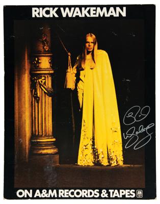 Lot #727 Yes: Rick Wakeman Signed Poster - Image 1