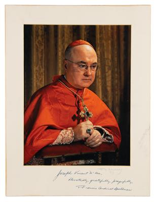 Lot #238 Francis Cardinal Spellman Oversized Signed Photograph - Image 1