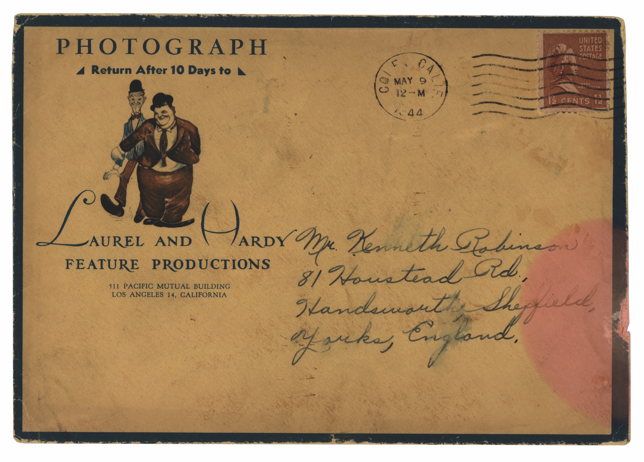 Lot #751 Laurel and Hardy Signed Photograph - Image 2