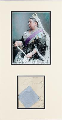 Lot #228 Queen Victoria Signature - Image 1