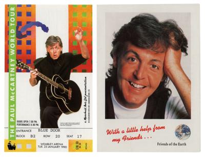 Lot #575 Beatles: Paul McCartney Signed Ticket Stub - Image 2