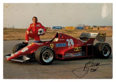Lot #910 Enzo Ferrari Signed Photograph - Image 2