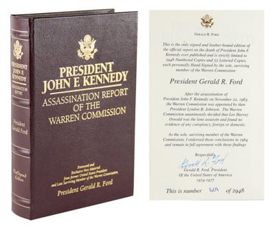 Lot #65 Gerald Ford Signed Book - Image 1