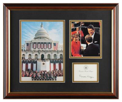 Lot #94 Ronald Reagan Signature - Image 1