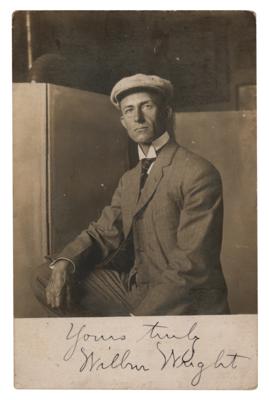 Lot #302 Wilbur Wright Signed Photograph - Image 1