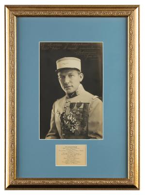 Lot #300 Charles Nungesser Signed Photograph - Image 1