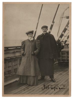 Lot #428 Maxim Gorky Signed Photograph - Image 1