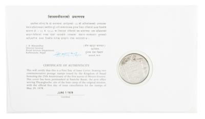 Lot #183 Edmund Hillary and Tenzing Norgay First Day Cover - Image 2