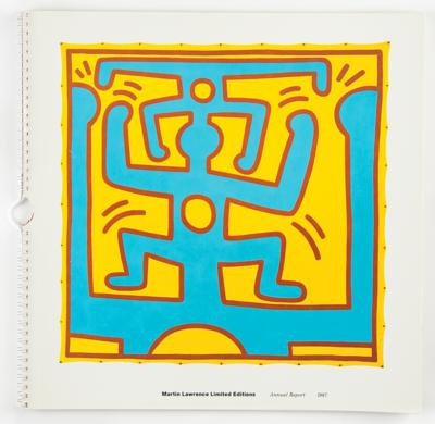 Lot #366 Keith Haring Signed Report - Image 1