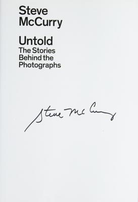 Lot #390 Steve McCurry Signed Book - Image 2