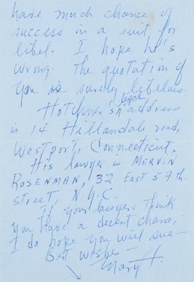 Lot #429 Ernest Hemingway Signed Book and Autograph Letter Signed - Image 8