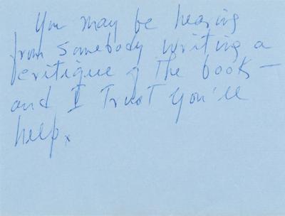 Lot #429 Ernest Hemingway Signed Book and Autograph Letter Signed - Image 9