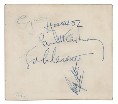 Lot #571 Beatles Signatures (Signed During Help!) - Image 1