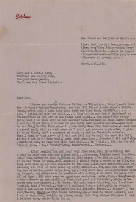 Lot #561 Louis Armstrong Typed Letter Signed - Image 1