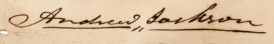 Lot #7 Andrew Jackson ALS on Mudslinging in 1828: 