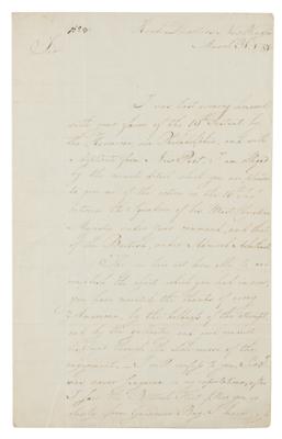 Lot #1 George Washington Letter Signed on Benedict Arnold's Corps - Image 2