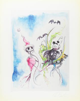 Lot #793 Tim Burton Signed Lithograph - Image 1