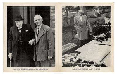 Lot #283 Montgomery of Alamein Signed Christmas Card - Image 2