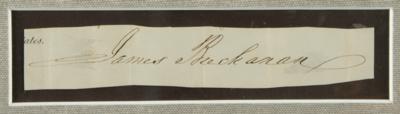 Lot #30 James Buchanan Signature - Image 2
