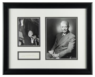 Lot #59 Dwight D. Eisenhower Signature - Image 1