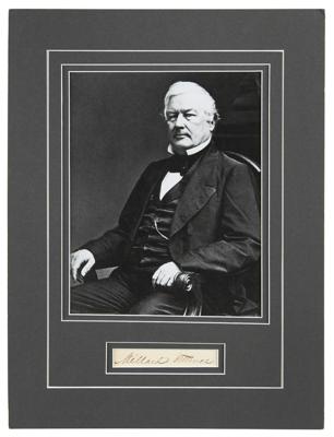 Lot #62 Millard Fillmore Signature - Image 1