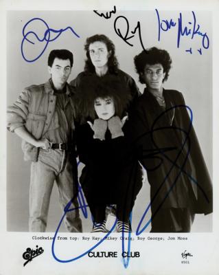 Lot #699 Culture Club Signed Photograph - Image 1